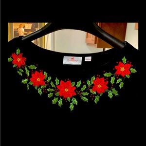 Quacker Factory  Large Christmas Velvet Dress